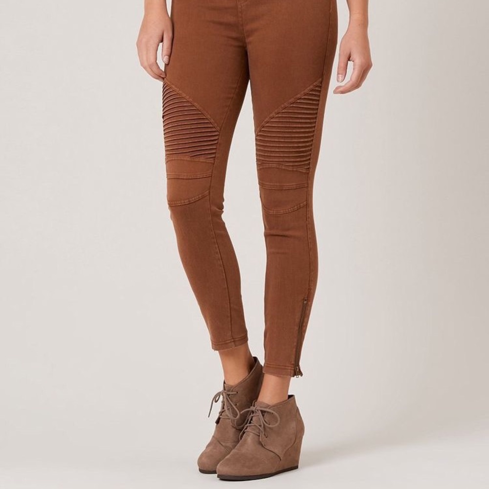 Moto Leggings - Copper/Sand